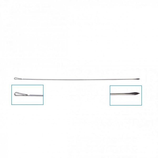 2x Aiguilles Inox - A LOCHER 20cm Ø 1.0