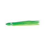 5x OCTOPUS FLASHMER 11 cm - VERT/JAUNE (GJ)
