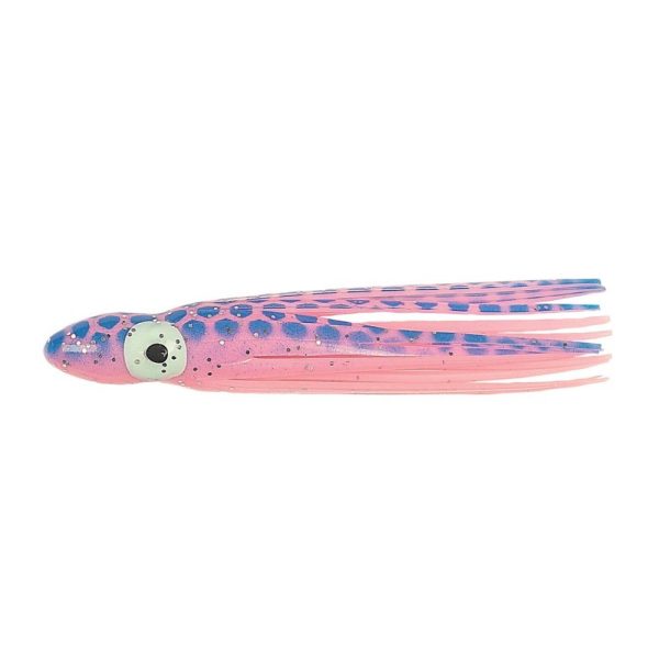5x OCTOPUS FLASHMER 6 cm ECAIL BLEU V/ROSE (EBVP)