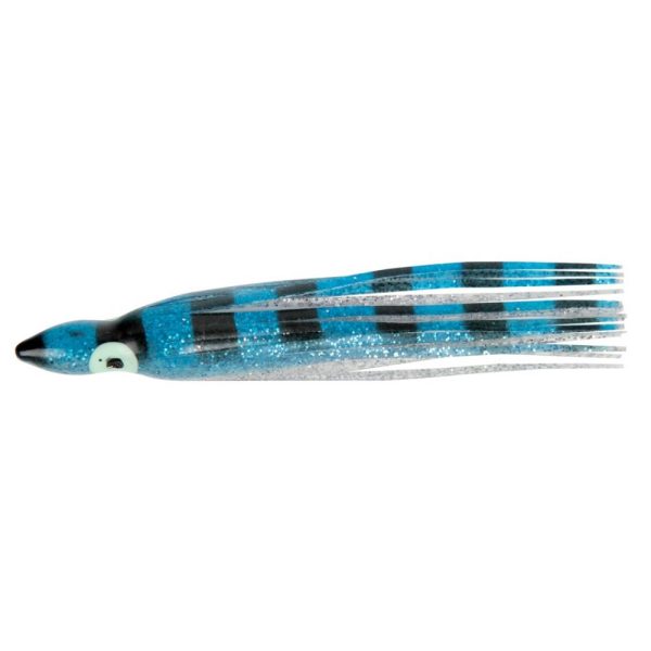 5x OCTOPUS FLASHMER  6 cm - RAYE BLEU (RB)
