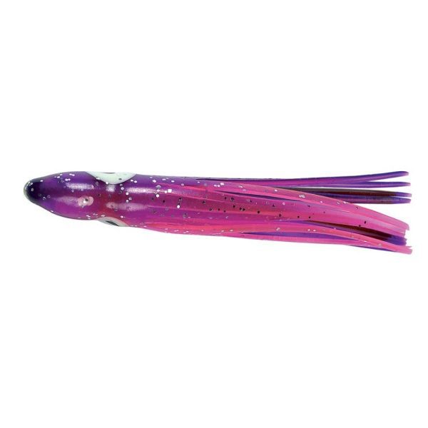 5x OCTOPUS FLASHMER  6 cm - VIOLET/ROSE (VP)