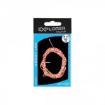 POCH. 2 m TRESSE ASSIST - ROUGE/BLANC- 90 lbs