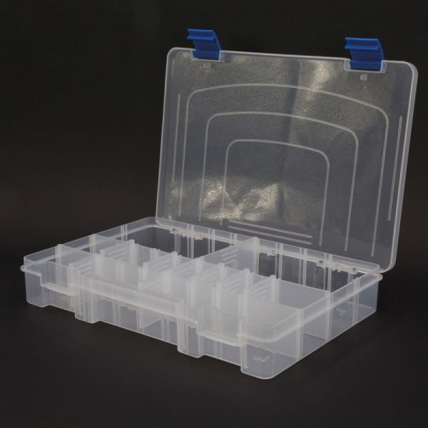 BOITE PLASTIQUE - 22 CASES XL (36 x 22.5 x 9 cm)