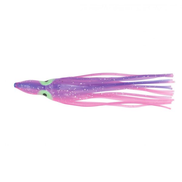 5x OCTOPUS FLASHMER  11 cm - BLEU ROSE (BP)