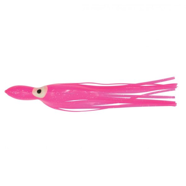 5x OCTOPUS FLASHMER  11 cm - FLUO ROSE (FP)