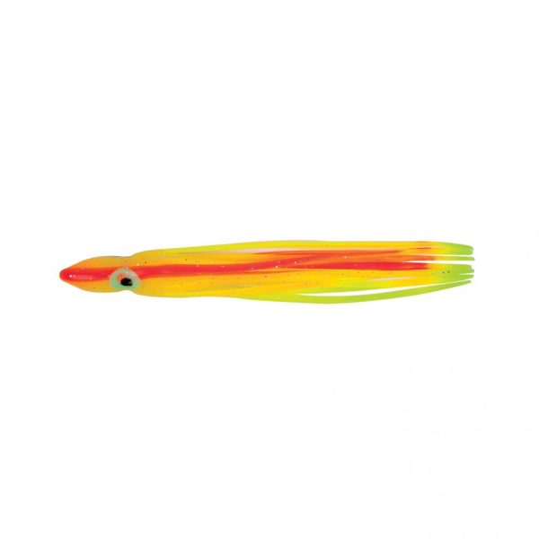 5x OCTOPUS FLASHMER 11 cm - JAUNE R/ORANGE (JRO)