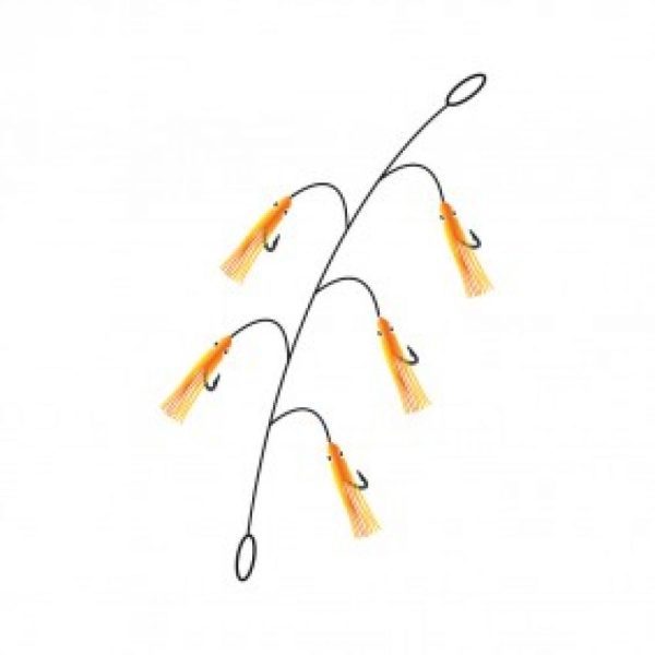 LIGNE  5 CHIPIRONS 6 CM 2/0 - MULTICOLORE