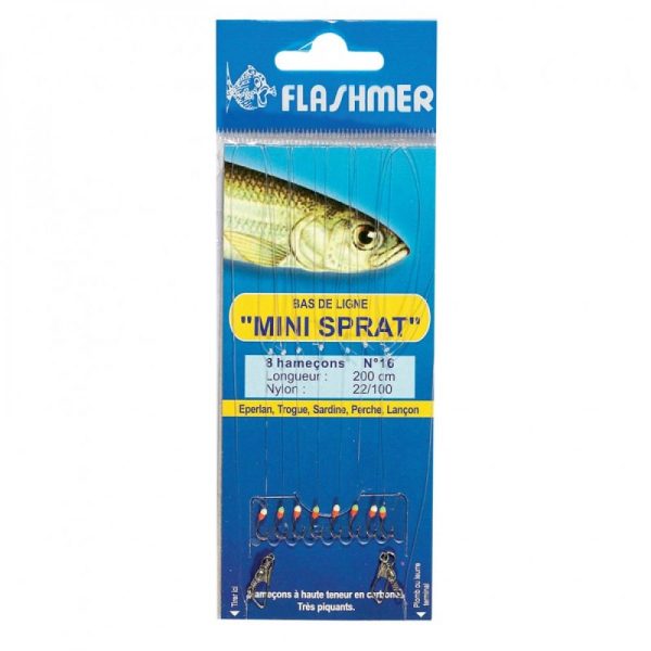 BAS DE LIGNE MINI SPRAT 6 HAMECONS N°4