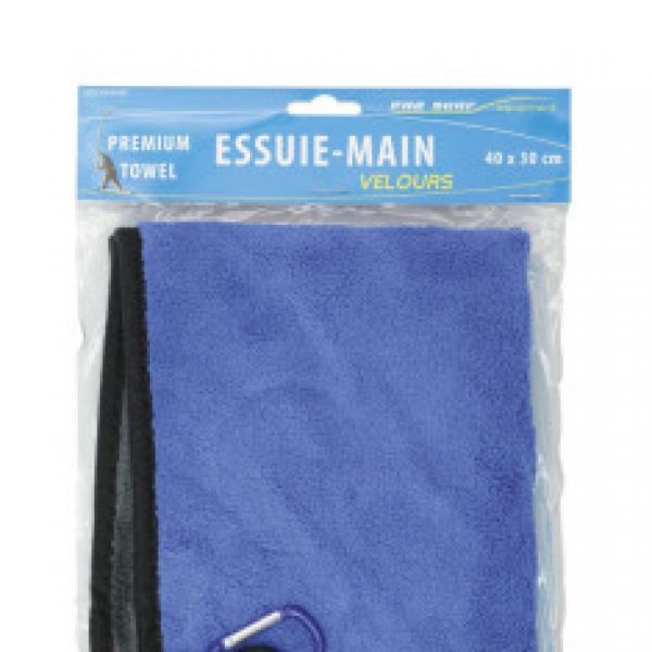 essuie main velours