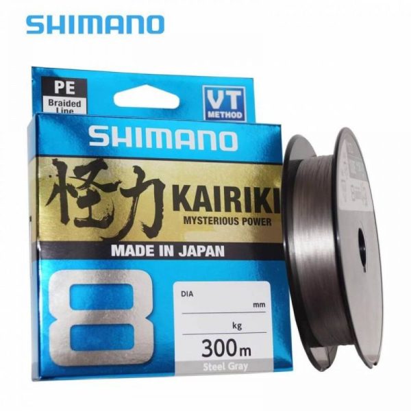 TRESSE SHIMANO KAIRIKI 0.20MM 13.8KG 300M GRIS