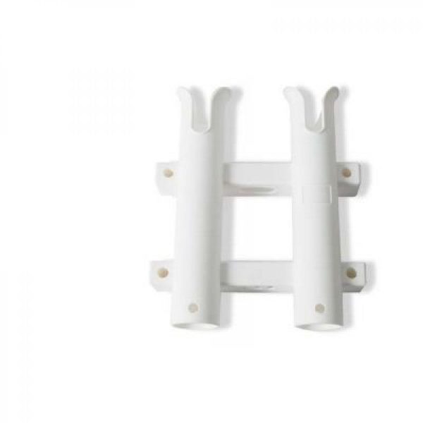 PORTE 2 CANNE FIXE PVC BLANC