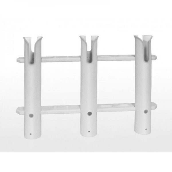PORTE 3 CANNE FIXE PVC BLANC