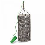 AMORCOIR CARRE INOX 9CMX9CM H25CM