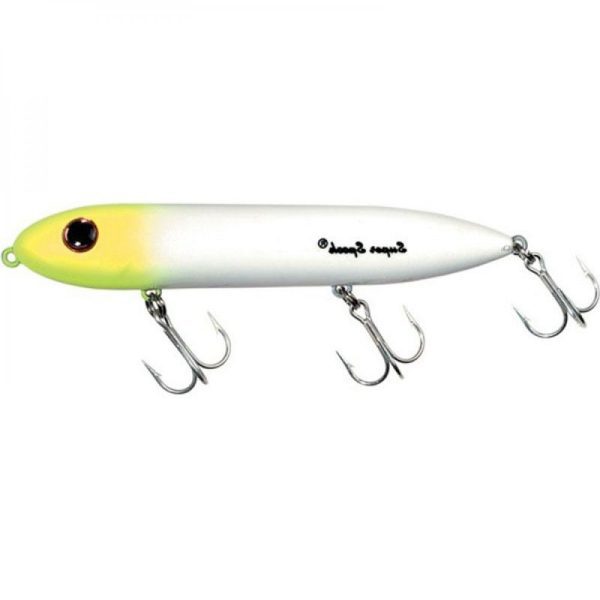 SUPER SPOOK 5 125MM  BLANC TETE JAUNE