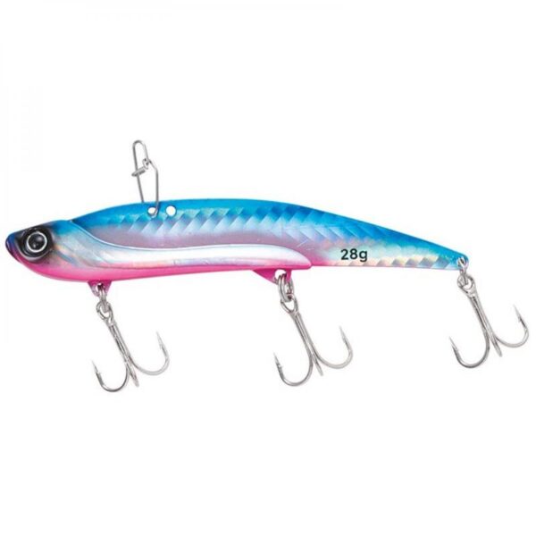 METAL VIB LONG 100 MM BLUE PINK 28G