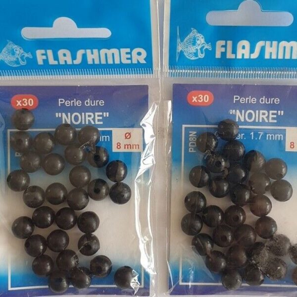 PERLES MOLLE NOIRE 6MM