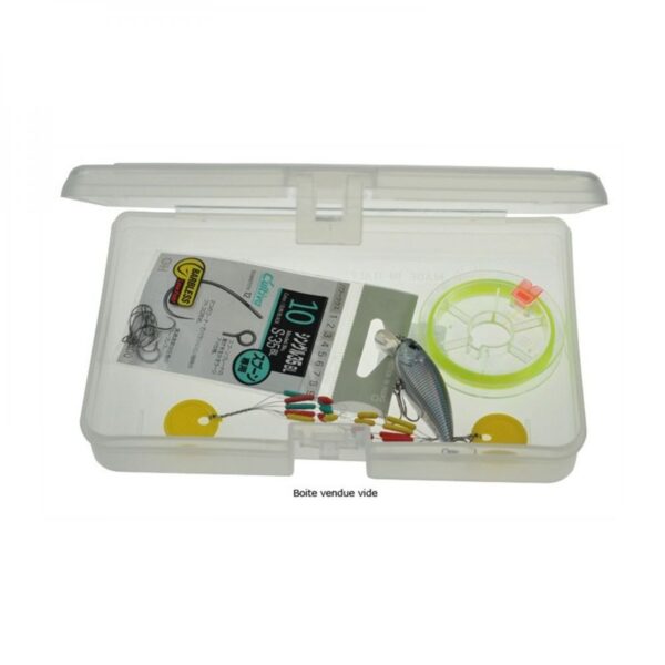 BOITE PLASTIQUE 1 CASES EVA 19x10x3 cm
