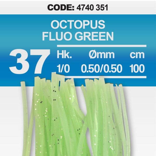 SPRO 37 OCTOPUS 1/0 FLUO GREEN