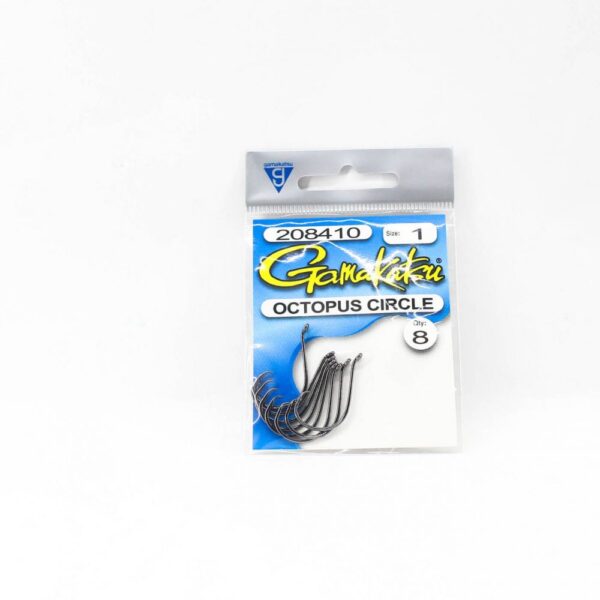 SALT OCTOPUS CIRCLE HOOK BLACK 6/0