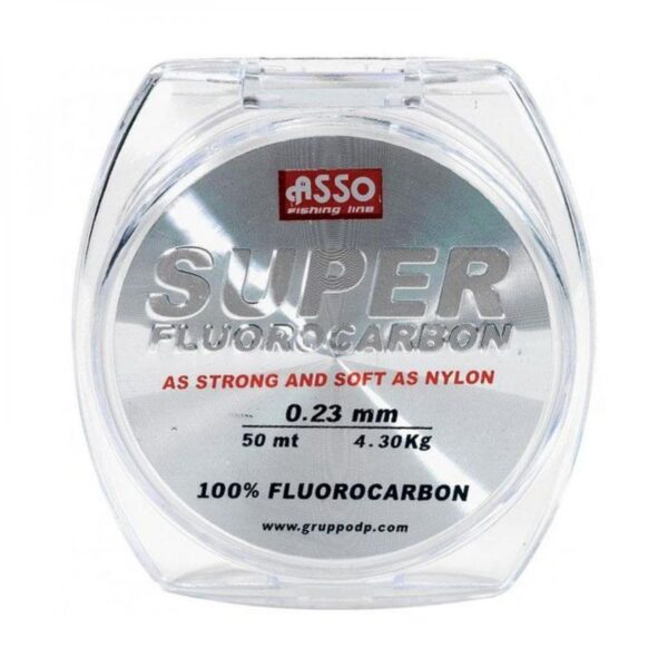 ASSO SUPER FLUOROCARBON 0.21MM 3.80KG 50M