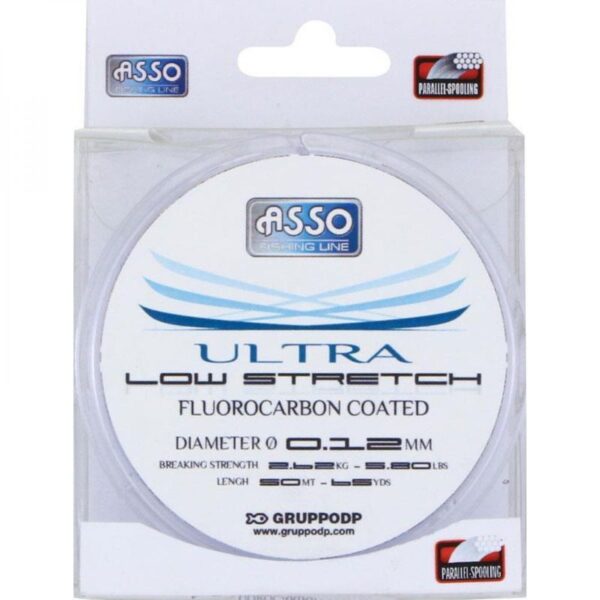 ASSO ULTRA LOW STRETCH FLUOROCARBON 0.16MM 3.10KG 300MT