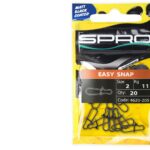 SPRO MATTE BLACK EASY SNAP+RG SWIVEL 00+12