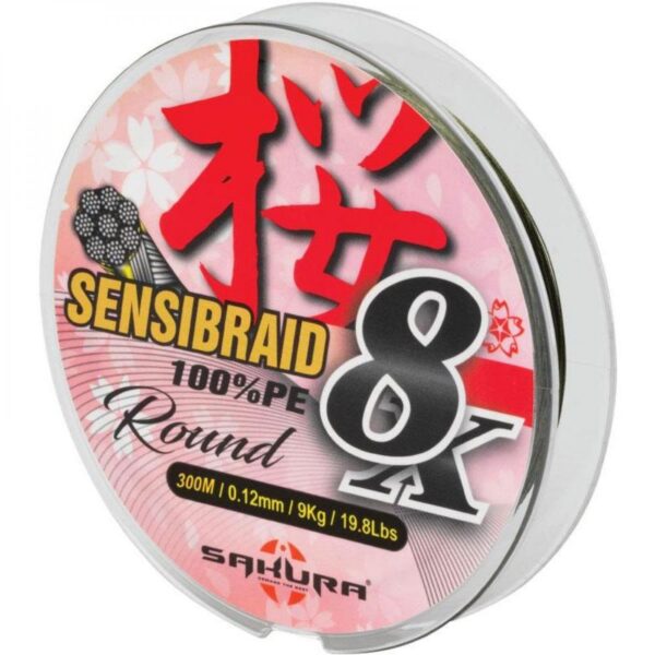 TRESSE SAKURA SENSIBRAID 8X 0.15MM 11KG 300M