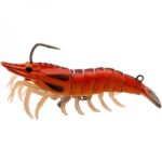 LIVE SHRIMP FINESS BAIT SK915 PINK 76MM 9G