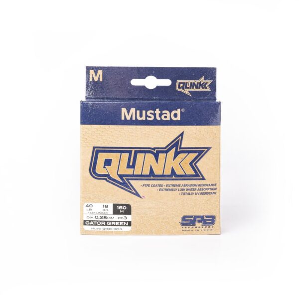 TRESSE MUSTAD MULTICOLOR  QLINK BRAID 18LB 16MM 300 METRE