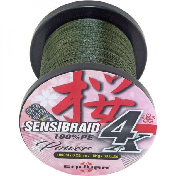 TRESSE SENSIBRAID 1000M 0.30MM 20KG