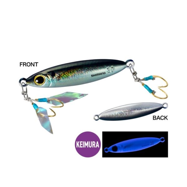 JIG SHIMANO OCEA FLAT LIGHT 30G MACHEREL UV