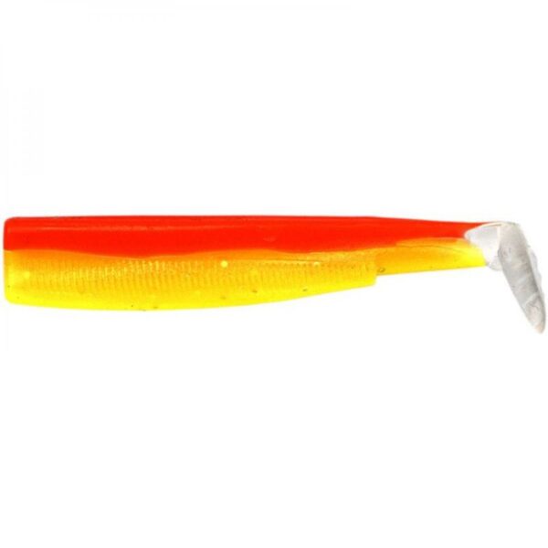 FIIISH BLACK MINNOW  N4 140 X3 CORPS COLOR ORANGE JAUNE